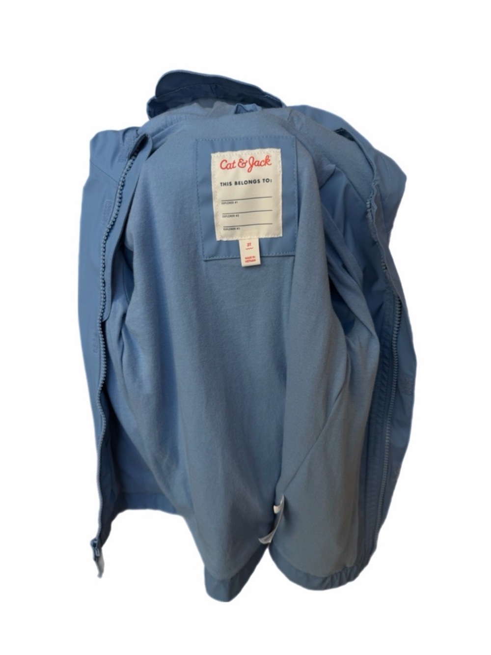 Cat & Jack Dusty Blue Kids Zip Jacket